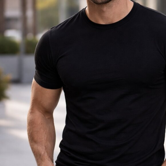 NWT Premium Quality Classic Crew Neck Premium Quality Men's Shirt Tee - Picture 2 of 5